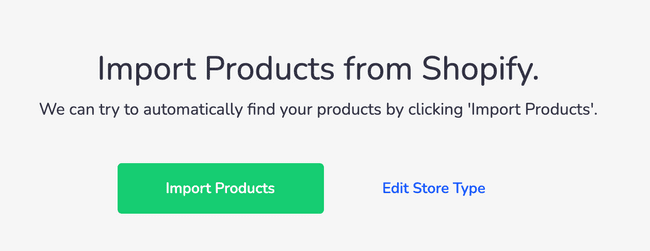 Import Shopify Products